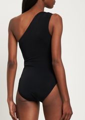 Michael Kors Stretch Jersey One Shoulder Swimsuit