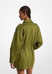 Michael Kors Stretch Organic Cotton Anorak