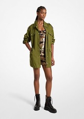 Michael Kors Stretch Organic Cotton Anorak