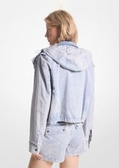 Michael Kors Stretch Organic Cotton Cropped Jacket