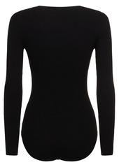 Michael Kors Stretch Viscose Long Sleeve Bodysuit