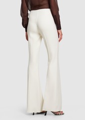 Michael Kors Stretch Wool Crepe Flared Pants