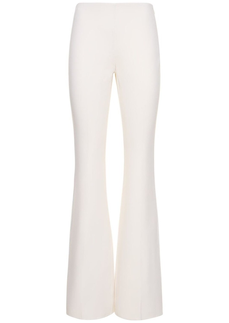 Michael Kors Stretch Wool Crepe Flared Pants