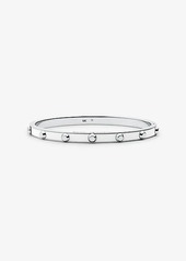 Michael Kors Studded Stainless Steel and Acetate Bangle