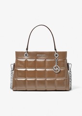 Michael Kors Susan Medium Quilted Leather Tote Bag