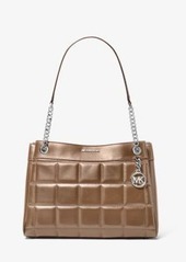 Michael Kors Susan Medium Quilted Leather Tote Bag