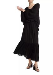 Michael Kors Tiered Ruffle Maxi Skirt