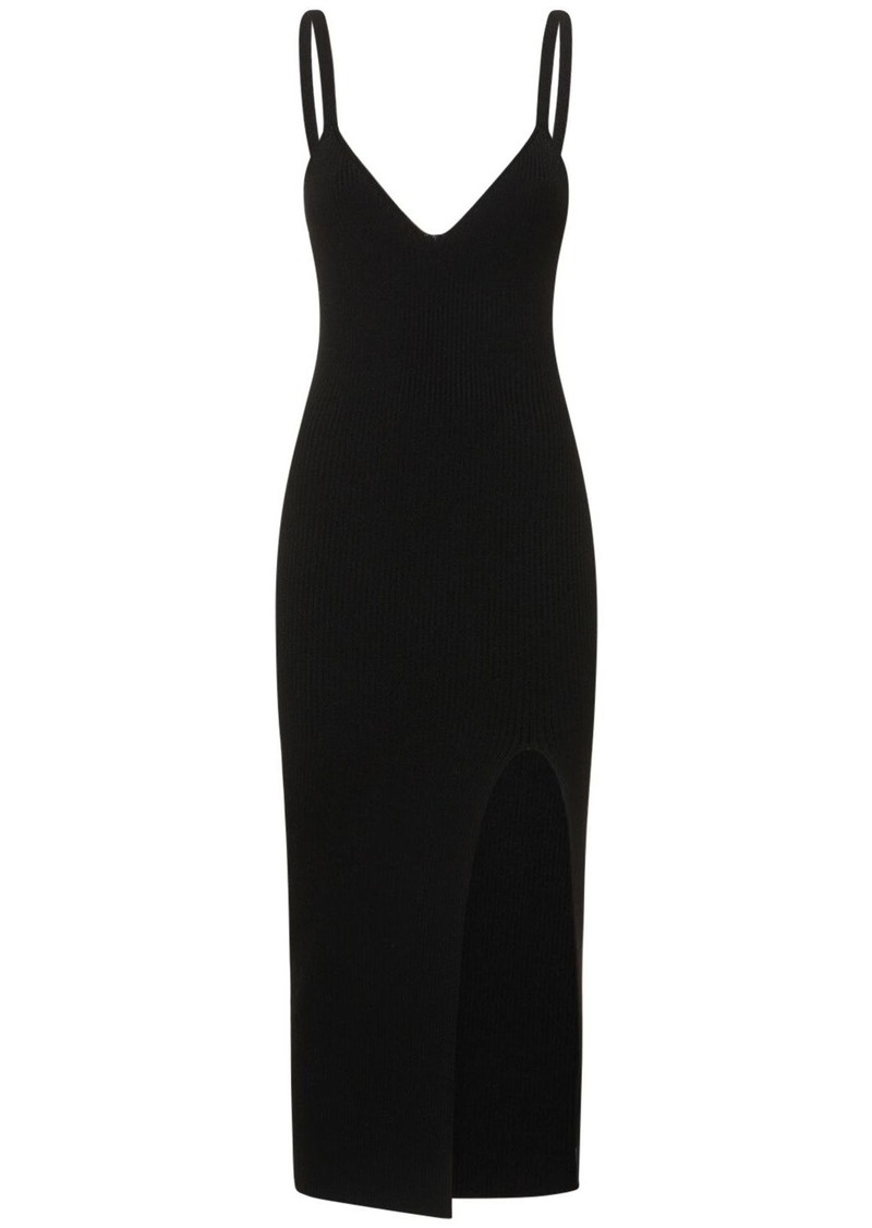 Michael Kors Viscose Crepe Midi Dress