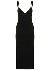 Michael Kors Viscose Crepe Midi Dress