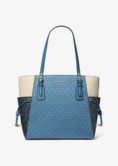 Michael Kors Voyager Small Color-Block Logo Tote Bag