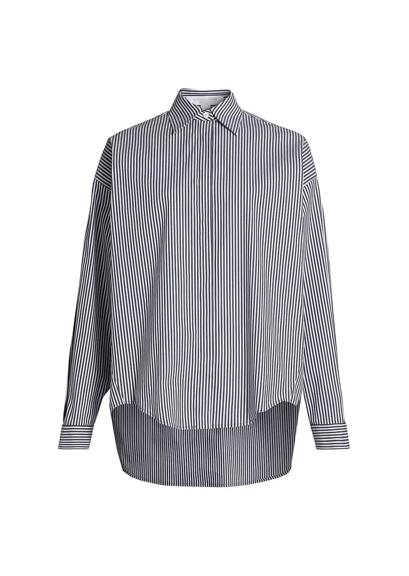 Michael Kors Wedge Oversized Poplin Shirt