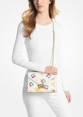 Michael Kors Whitney Medium Sequined Fruit Print Shoulder Bag