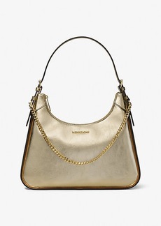 Michael Kors Wilma Large Metallic Shoulder Bag