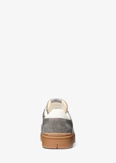 Michael Kors Wilton Leather and Suede Sneaker