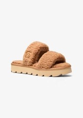 Michael Kors Winnie Faux Shearling Slide Sandal