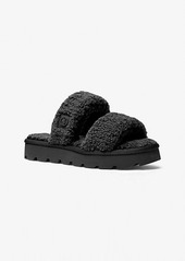 Michael Kors Winnie Faux Shearling Slide Sandal