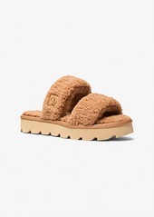 Michael Kors Winnie Faux Shearling Slide Sandal