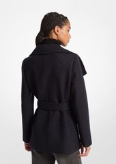 Michael Kors Wool Blend Belted Coat