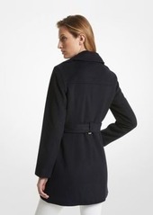 Michael Kors Wool Blend Belted Coat