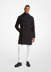 Michael Kors Wool Blend Double-Breasted Coat
