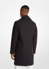 Michael Kors Wool Blend Double-Breasted Coat