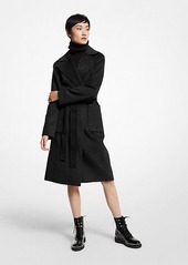 Michael Kors Wool Blend Wrap Coat