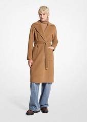 Michael Kors Wool Blend Wrap Coat