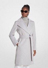 Michael Kors Wool Blend Wrap Coat