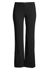 Michael Kors Wool Cropped Flare Trousers