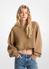 Michael Kors Wool Dolman-Sleeve Sweater