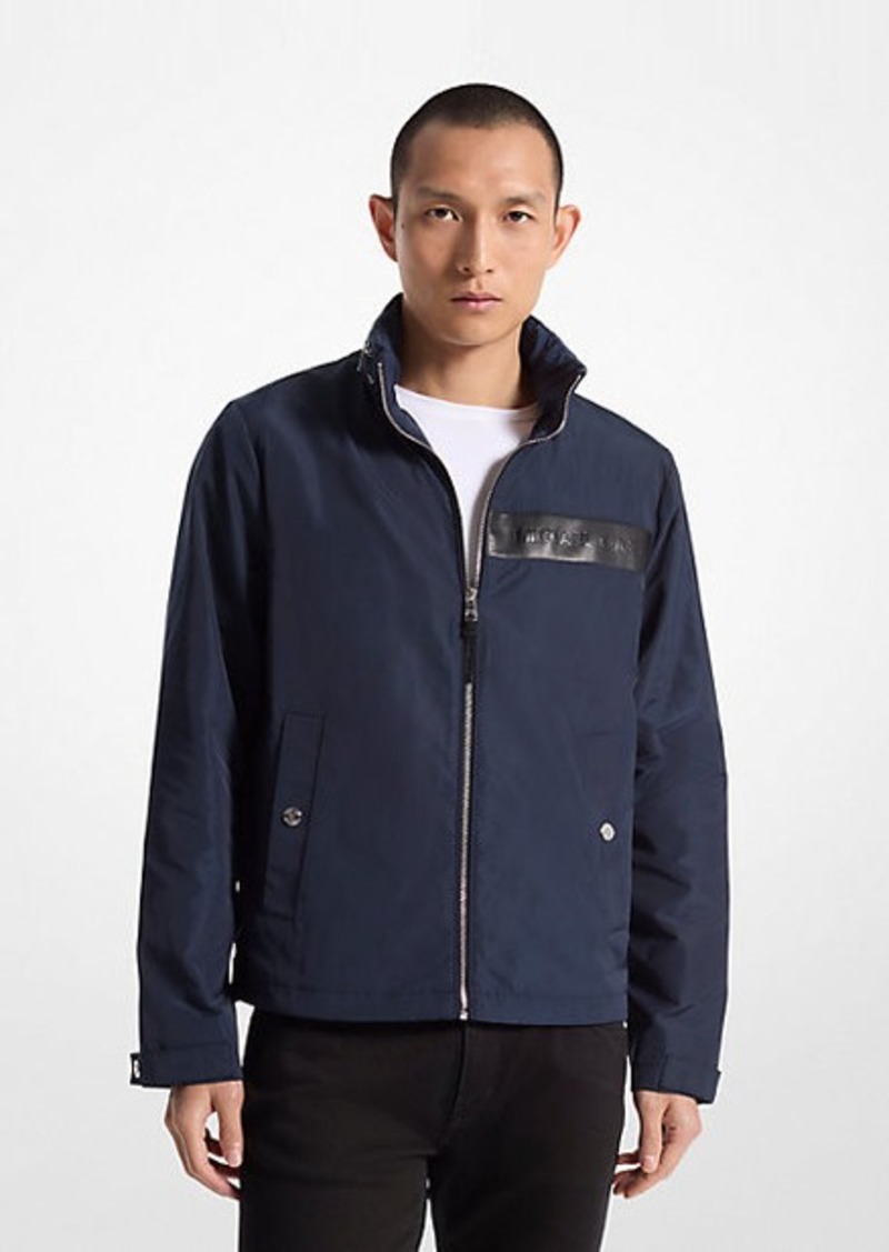 Michael Kors Woven Windbreaker Jacket