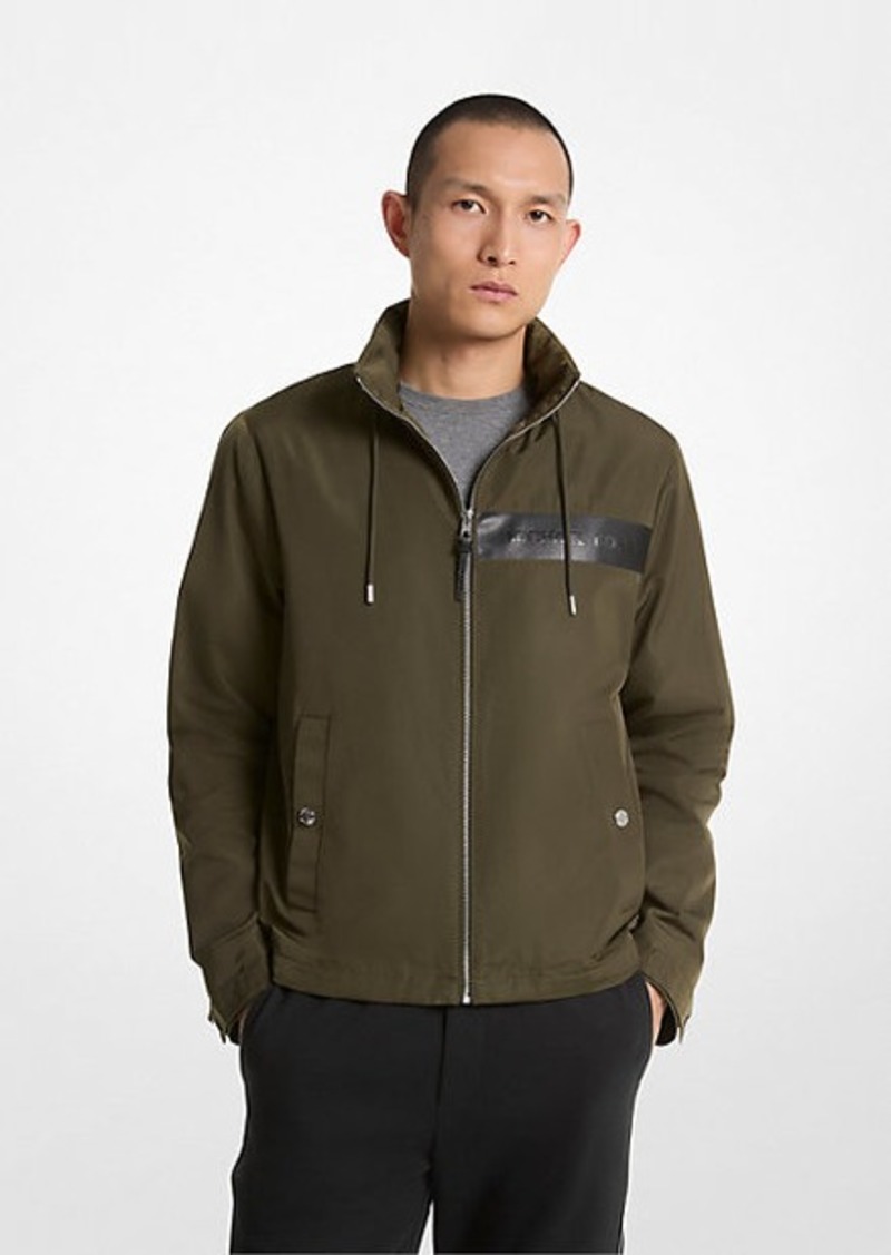 Michael Kors Woven Windbreaker Jacket