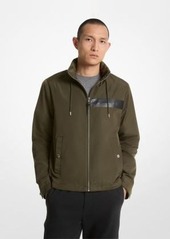 Michael Kors Woven Windbreaker Jacket