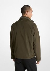 Michael Kors Woven Windbreaker Jacket