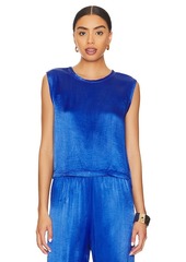 Michael Lauren Armitage Oversized Sleeveless Crop Top