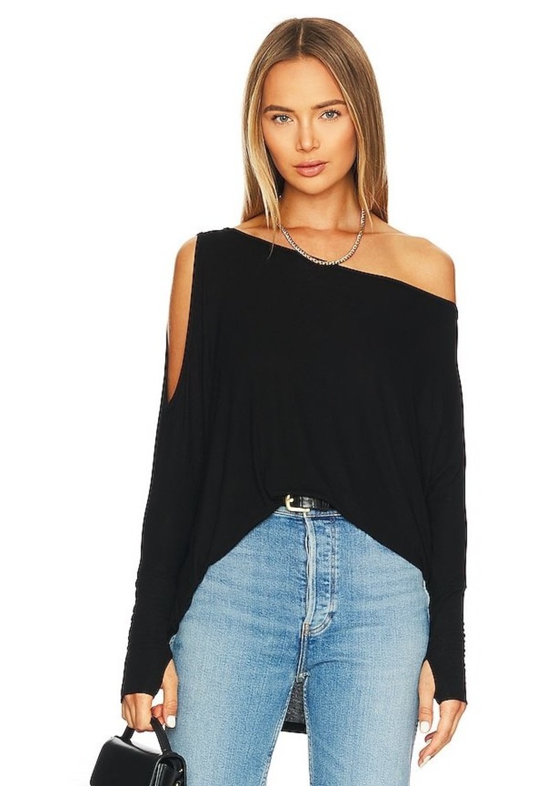 Michael Lauren Deuce Oversized Top