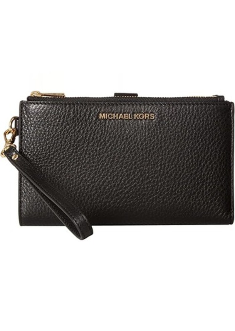 MICHAEL Michael Kors Adele Double-Zip Wristlet 7+