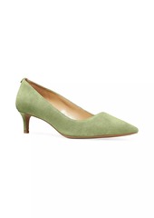 MICHAEL Michael Kors Alina Suede Kitten-Heel Pumps