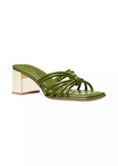 MICHAEL Michael Kors Astra 65MM Leather Mule Sandals