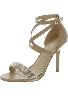 MICHAEL Michael Kors ASTRID Womens Leather Ankle Strap Heels