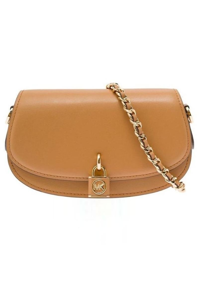 MICHAEL Michael Kors Beige Crossbody Bag with Decorative Branded  Padlock Charm in Leather Woman