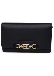 MICHAEL Michael Kors Black leather extra-small Heather bag