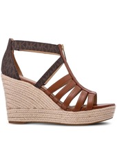 MICHAEL Michael Kors Bradley platform wedge jute-wrapped sandals