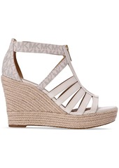 MICHAEL Michael Kors Bradley platform wedge jute-wrapped sandals