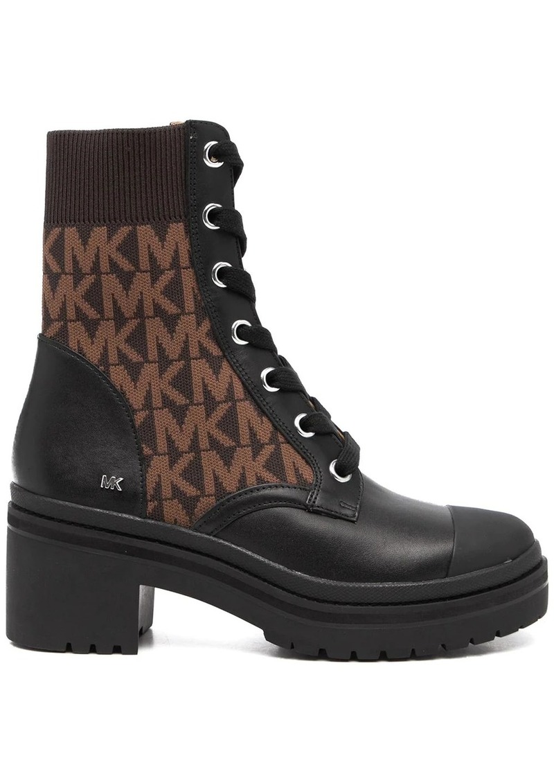 MICHAEL Michael Kors Brea monogram-print ankle boots