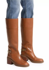 MICHAEL Michael Kors Carlisle 75MM Leather Knee-High Boots