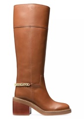 MICHAEL Michael Kors Carlisle 75MM Leather Knee-High Boots