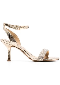 Michael Kors Carrie crystal-embellished embossed sandals