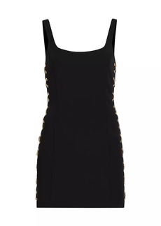 MICHAEL Michael Kors Chain-Detail Crepe Sleeveless Minidress