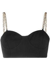 MICHAEL Michael Kors chain-link strap cropped top